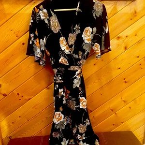 Honey Belle Floral Wrap dress